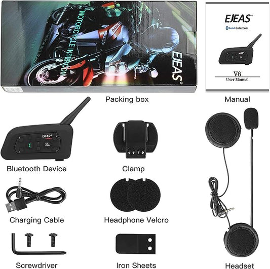 Intercomunicador Moto - EJEAS V6 Pro (1200m) — imagem 2