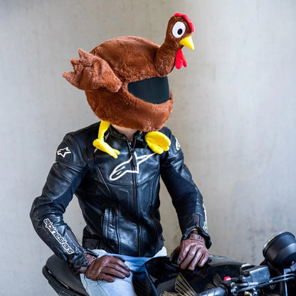 Motorcycle Helmet Cover - Chicken — imagem 3