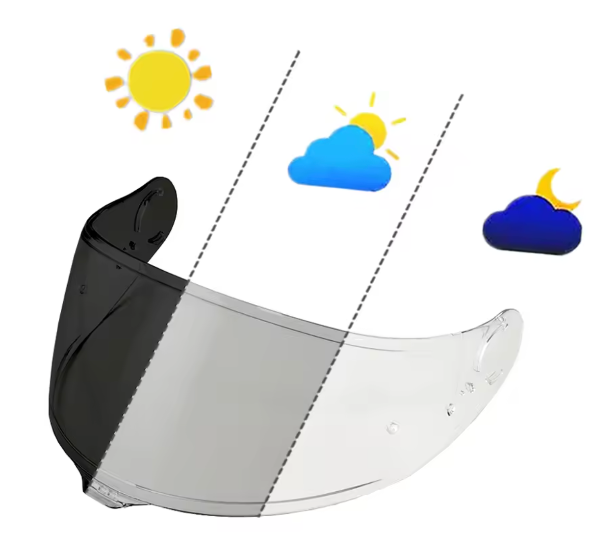 Visier für SHOEI - GT AIR 3 / CNS-1C 