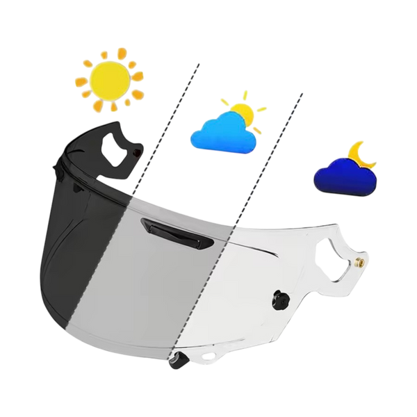 Viseira para ARAI - RX7X / RX7V / RX7V EVO / NE0 / ASTRO-GX / XD / ASTRAL-X / VECTOR-X / DEFIANT-X / CORSAIR-X / VAS-V / QUANTIC / CONCEPT / CONCEPT XE — imagem 10
